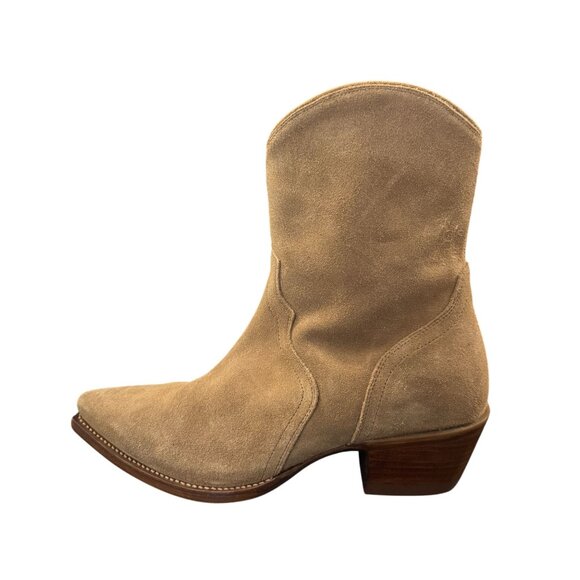 Tecovas Women´s The Dacota Tan Suede Western Booties...